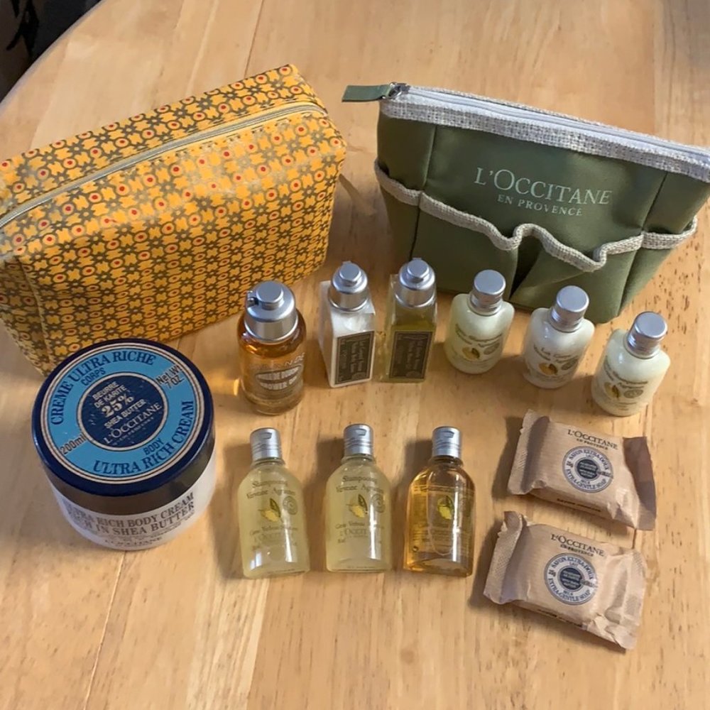 L’Occitane Body Lotion, Shampoo, Conditioner, Soap